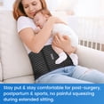 thumbnail image 3 of Velpeau 10" Abdominal Binder for Women & Men,Postpartum Post-operative Post-surgery Wrap,Abdomen Navel Umbilical Hernia Support Belt,Size M(Waist Circumference 35.5”-41.5”), 3 of 9