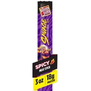 Slim Jim Savage Smoked Meat Sticks, Spicy Flavor, High Protein, 3.0 oz.