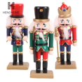 thumbnail image 2 of Adornos de soldado títere Cascanueces de 15CM, colgante de Navidad, decoración de escritorio, dibujos animados, banda de soldados, muñecos Cascanueces, 1 ud., 2 of 4