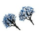 thumbnail image 4 of 10 piezas de árboles para maquetas de trenes a escala 1:200, ideales para armar paisajes y crear accesorios. Azul blanco, 4 of 9