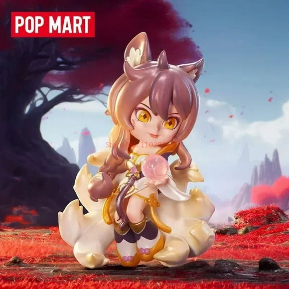 WJSDDXD RWJDXD New Pop Mart Original Figure Lol League Of Legends Classic Character Series Jinx Blind Box Anime Figure Model Toy Doll Gift LZ