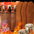 thumbnail image 2 of Plantillas gruesas de lana de cordero para hombre y mujer, plantillas térmicas de felpa para pies, cálidas y transpirables, desodorante, botas de nieve, almohadillas térmicas para zapatos, invierno, 2, 2 of 5
