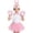 07-Pink, variant on CAIXIA Easter Dresses For Girls Bunny Dress Up Outfits Set Kids Rabbit Girls Headbands Tutu Dress For Girls