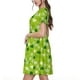 thumbnail image 2 of Disketp St Patrick's Day7 para Vestido de Manga Corta para Mujeres, Vestidos de Verano para Mujeres, Casual y Holgado para la Playa, 2 of 6