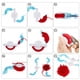thumbnail image 4 of Juego de 5 piezas (6, 6, 8, 10, 12 mm) Juego de brocas multimaterial para azulejos, madera, punta de carburo de tungsteno, lo mejor para espejos de pared y azulejos de cerámica sobre concret, 4 of 5