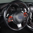 thumbnail image 4 of TINKI for Toyota 86 Subaru BRZ 2012-2020 Interior Car Steering Wheel Button Frame Cover Trims, Steering Wheel Cover Sequins Frame Trim Made of ABS material, 4 of 14