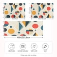 thumbnail image 2 of Yayeee Pillowcase Standard Size Set of 2 Satin Wrinkle Resistant Pillow Case, Red Geometric, 2 of 7