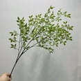 thumbnail image 3 of 1 Pcs Nandina Artificial Greenery Stem, Artificial Plant Leaves Bunches, Green Nandina Faux Branches for Vase,Artificial Plants for Shop Garden Office Home Décor 43.31", 3 of 7
