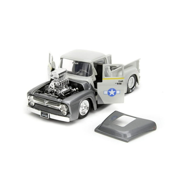 JADA TOYS 1/24 - FORD F-100 Pick Up with Figure - 1956