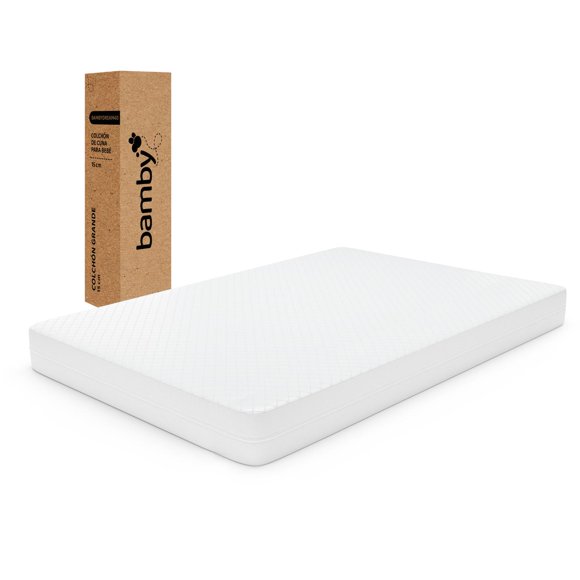 Colchón Cuna Bebé Bamby Impermeable Memory 140x80x15 Large