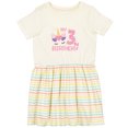 thumbnail image 3 of Inktastic 3rd Birthday Unicorn Girls Toddler Dress, 3 of 5