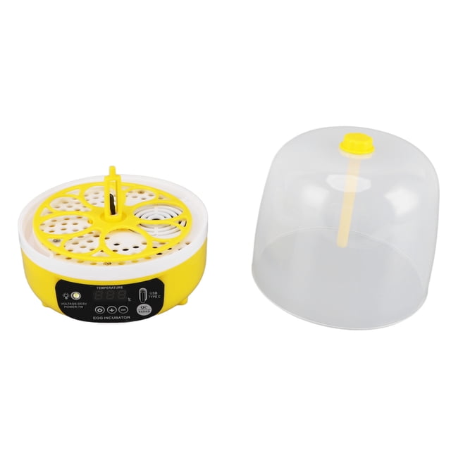 Incubadora Automática De Huevos, Máquina Para Incubar Aves De Corral De 6 Huevos, Con Automático De Huevos Y Control De Temperatura Incubadora Digital