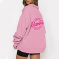 thumbnail image 1 of Mode Décontractée à Manches Longues Imprimé Floral Fermeture Éclair Épaule Extérieure Surdimensionnée Sweat-Shirts Noir S, 1 of 6