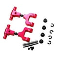 thumbnail image 1 of pitrice 2 Pieces RC A-Arms Upgrade 1/10 for Tamiya TT02 4WD On Road Model Accs rear red, 1 of 6