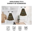 thumbnail image 4 of Kdxio Teal Leopard Hand Towel with Loop Hanging Towel Absorbent Tie Towels for Kitchen Tea Bar Bathroom Decor, 4 of 7