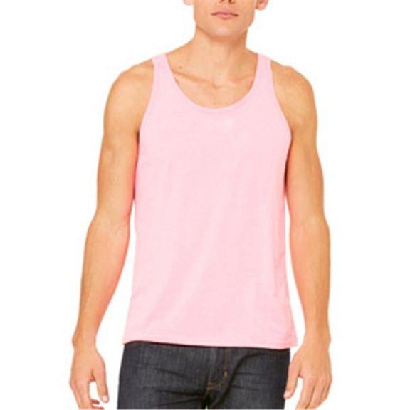 Canvas 3480 Unisex Jersey Tank - Neon Pink - Extra Large