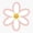 1pcs, variant on Smiley Daisy Floral Happy Spring Art Sticker