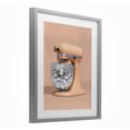 thumbnail image 2 of Stupell Industries Art Deco Disco Kitchen Mixer over Orange Gray Framed Print Under Glass, 13 x 16, by LISH Creative, 2 of 8