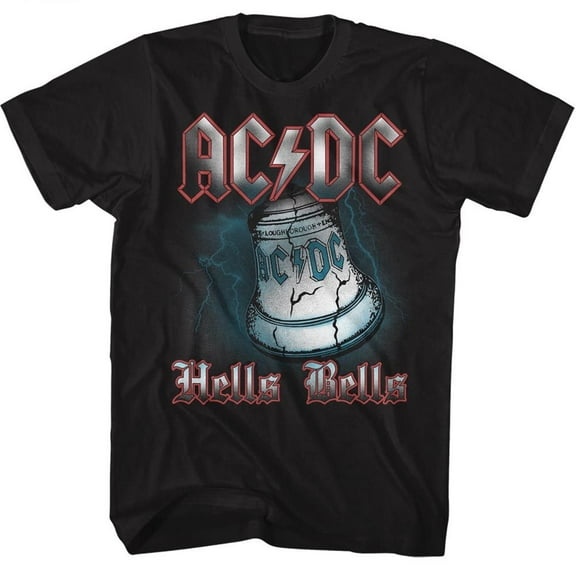 AC/DC Hells Bells Black Adult T-Shirt 2Xlt