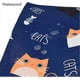 thumbnail image 4 of Mini bolsa de almuerzo reutilizable, pequeña y bonita, con cordón, ideal para niñas y mujeres, con diseño de gato azul., 4 of 5