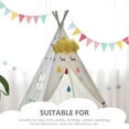 thumbnail image 6 of WRISTBIQUE 4-Pack Linenette Triangle Bunting Banner in Assorted Colors for Party Decorations and Event Hanging, 6 of 6