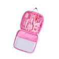 thumbnail image 2 of Kit de aseo para niños,Kit de cuidado y cuidado para bebés,juego de cortaúñas,Kit de cuidado de guardería Cortaúñas para niños Cuidado del bebé,Dispensador,Productos de cepillo y Rosa, 2 of 8