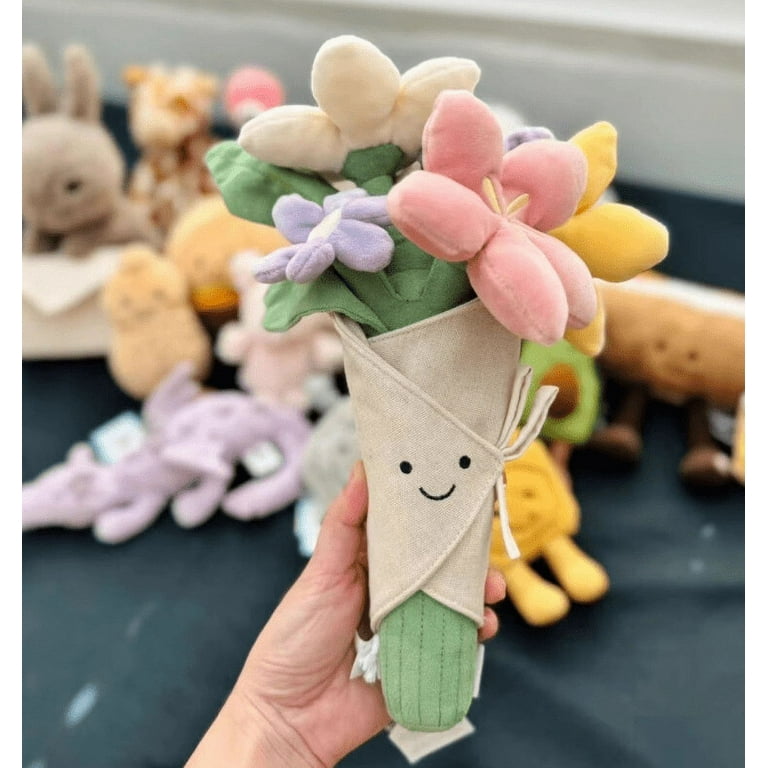 Jellycat Amuseable Bouquet Of Flowers Plush Stuffed Toy Kids Gift