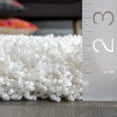 thumbnail image 3 of nuLOOM Janine Plush  Shag Area Rug, 2' 8" x 8', White, 3 of 9