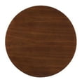 thumbnail image 6 of Modway Verne 35" Round Modern Wood & Metal Dining Table in Walnut/Gold, 6 of 6