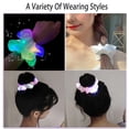 thumbnail image 3 of Diademas luminosas de 7 colores, accesorios para el cabello elásticos brillantes, accesorios para el cabello de neón, adecuados para uso diario, vacaciones y fiestas (3 modos de iluminación), 3 of 5