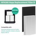 thumbnail image 2 of HPA300 HEPA Filter Replacement Compatible with Honeywell Air Purifier Series, HPA300, HPA304, HPA8350, HPA300VP, HPA3300b, HPA5300, 3 H13 True R and 4 Activated Carbon A, 2 of 4