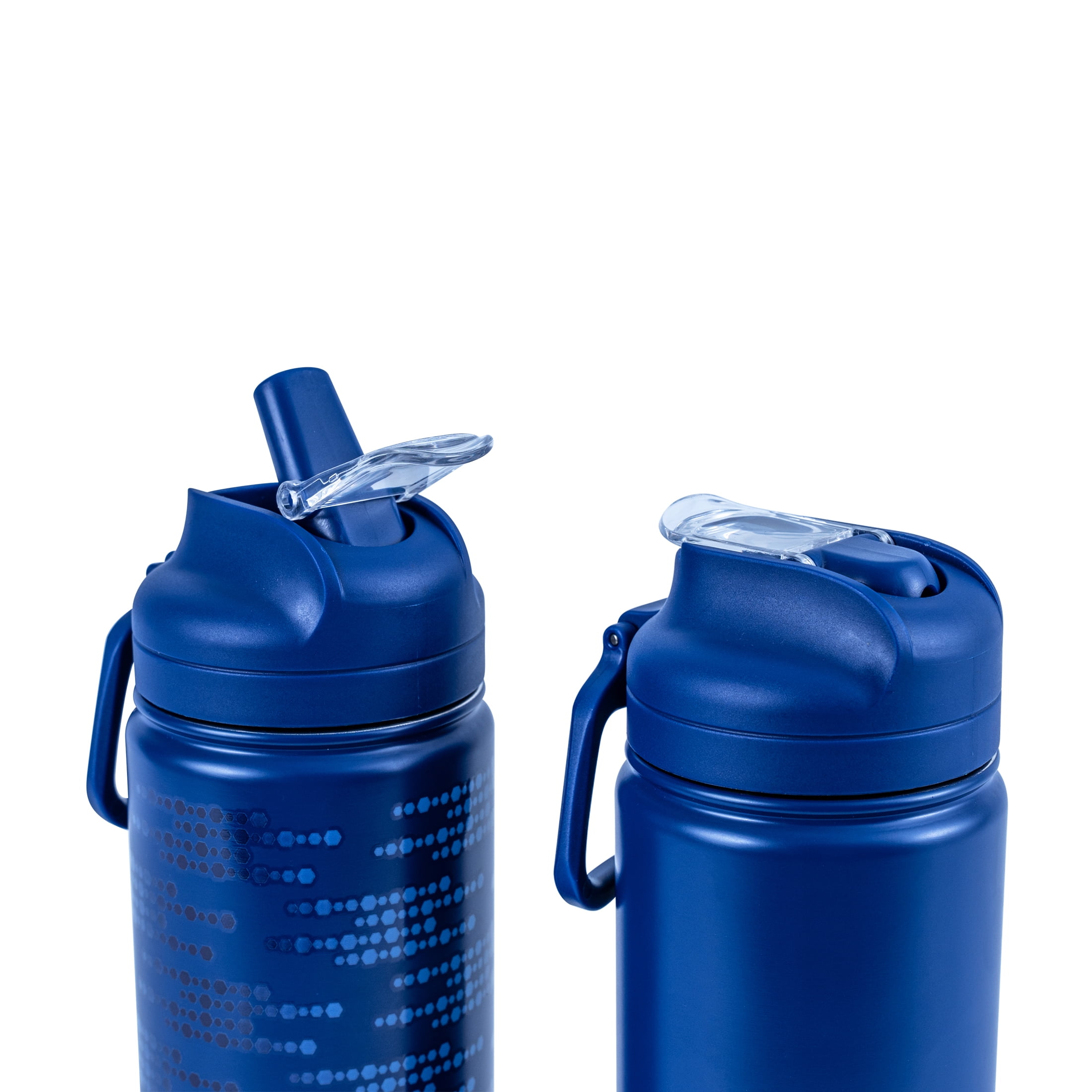 Mainstays Lot de 2 bouteilles à bec 24 oz en acier inoxydable  Bleu