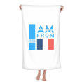 thumbnail image 1 of I Am From France Art Deco  Fashion Hand Towel Bath Facecloth Soft Cotton Washcloth, 1 of 4