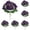 Dark Purple, variant on Artificial Bouquet for Wedding Home Decor, Realistic Greenery Vase Filler, Sunflowers Artificial, Dark Purple (5 Pcs)