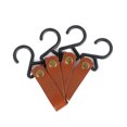 thumbnail image 2 of 4 PCS Outdoor PU Hook Anti-Wear Metal Button Hanger Camping Hiking Picnic Pack Cookware Tableware, 2 of 8