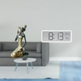 thumbnail image 2 of Estatua De Mujer Tribal Africana, Obra De Arte De Resina Con Reloj De Pared Digital, Pantalla Grande, Decoración De Mesa Multiusos Para Sala De Estudio, Oficina Y Dormitorio., 2 of 8