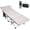 Beige-L 28", variant on Folding Camping Cot with Memory Foam Mattress, 800LBS Capming Cots for Adults, 28" Extra Wide Sleeping Cot with Carring Bag, Portable Folding Bed Cots for Capming, Hiking, Indoor Use - Beige