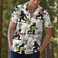 thumbnail image 6 of Bigfoot Hawaiian Shirts for Men Women, Bigfoot Hawaiian Shirt, Sasquatch Tropical Short Sleeve Button Down Shirt, 6 of 7