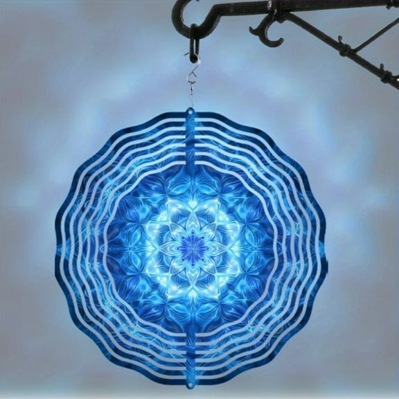 Weatherproof  Metal Wind Chime (Wind Powered, No Electricity, Wall Sculpture) | Garden/Yard Decor Holiday Decorations  Halloween & Christmas Gift