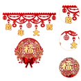 thumbnail image 6 of Abbraccia 2025 Chinese New Year Banner New Year Decorations Backdrop Traditional Ornaments Door Curtain for Lunar Year Porch Front Door A, 6 of 8
