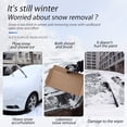 thumbnail image 4 of Kezqiaxn Snow Scraper for Car , Ice Scrapers for Cars Windshield, Car Snow Shovel and Snow Brush for Window Glass, 2 in 1 Car Snow Remoer Scraper for Car Truck Vehicle, 4 of 9