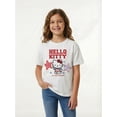 thumbnail image 3 of Sanrio Girls Hello Kitty Americana Patriotic Graphic Tee with Short Sleeves, Sizes 4-16, 3 of 7