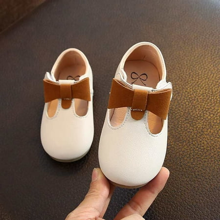 

RETAP Spring And Autumn Festival Girls Baby Girls Wild Bow Casual Soft Sole Princess Shoes