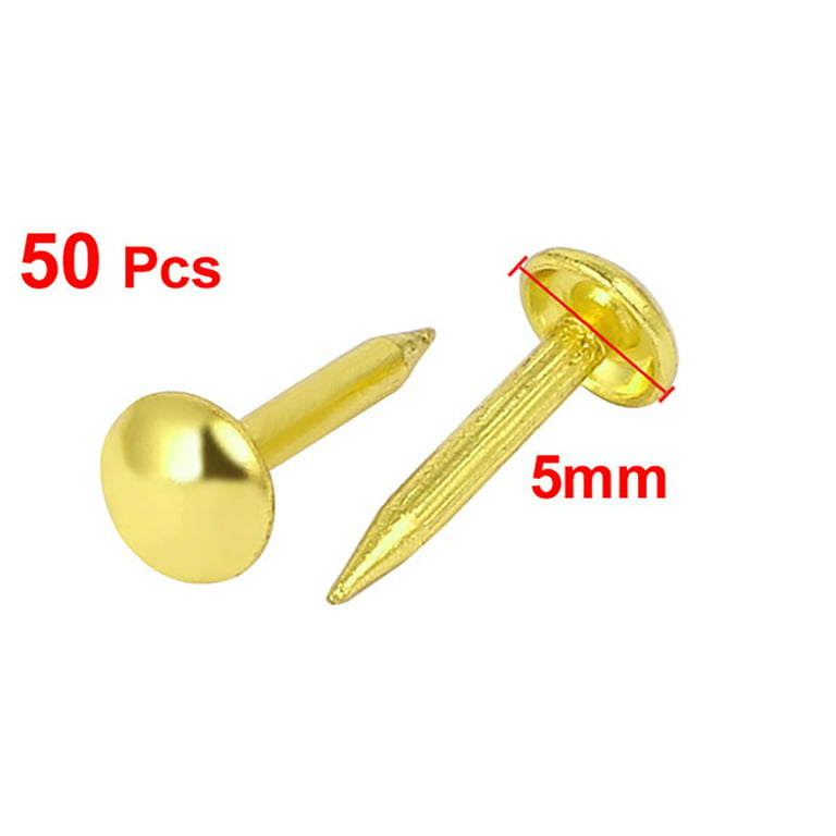 Upholstery Nails Tacks Round Thumb Push Pins Rose Gold Tone 150 Pcs - Yahoo  Shopping