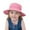 Pink, variant on Breathable Fisherman Sun Hat, Lightweight Protective Cap for Babies Toddlers, Wide Brim Beach Summer Outdoor Play, Boys Girls 0-6 Years