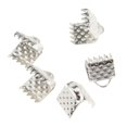 thumbnail image 4 of 6x100 Piezas Cierres Abrazaderas Extremo De Sujeción Para Fabricación De Joyas 6mm Plata Brillante, 4 of 8