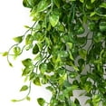 thumbnail image 3 of 2pcs Artificial Hanging Plants 32-in Fake Hanging Plant Fake Ivy Vine Outdoor UV Resistant Plastic Plants (Ivy), 3 of 5