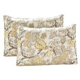 thumbnail image 3 of Bay Colony by Patch Magic SQKGOLE 103 x 111 in. Leaf Set, Super King & 3-Standard Pillow Shams, Gold - 4 Piece, 3 of 3