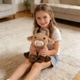 thumbnail image 4 of Lifelike Animal Stuffed Creature Soft Cuddly Realistic Doll For Kids Nursery Toy Figure, 4 of 4