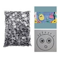 thumbnail image 6 of Self-Adhesive Googly Eyes Wiggle Eyes Animal Eyeball Black Movable Plastic Doll Eyes for Stuffed Animals crafts Scrapbooking, 6 of 8